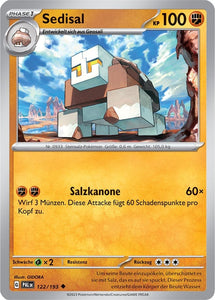 Sedisal 122/193 Uncommon - Entwicklungen in Paldea Deutsch