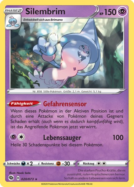 Silembrim 020/073 Rare Holo - Weg des Champs Deutsch