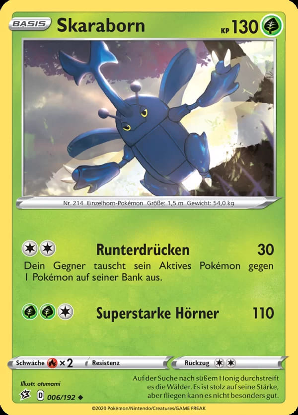 Skaraborn 006/192 Uncommon REVERSE Holo - Clash der Rebellen Deutsch