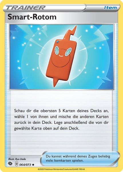 Smart-Rotom 064/073 Uncommon Reverse Holo - Weg des Champs Deutsch