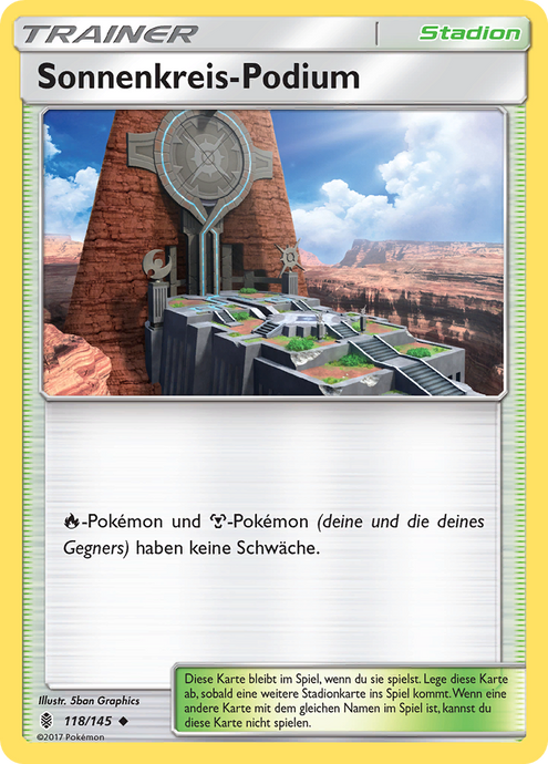 Sonnenkreis-Podium 118/145 Uncommon - Stunde der Wächter Deutsch