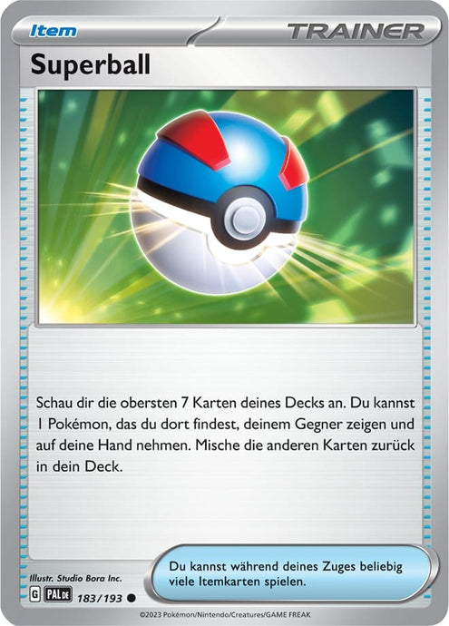 Superball 183/193 Common - Entwicklungen in Paldea Deutsch