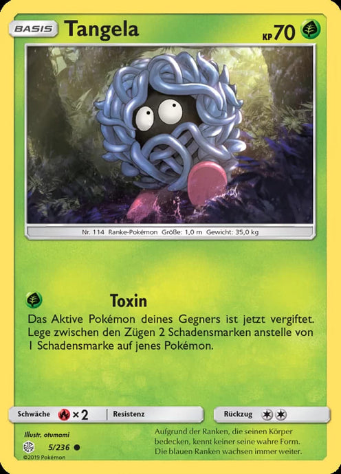 Tangela 5/236 Common - Welten im Wandel Deutsch