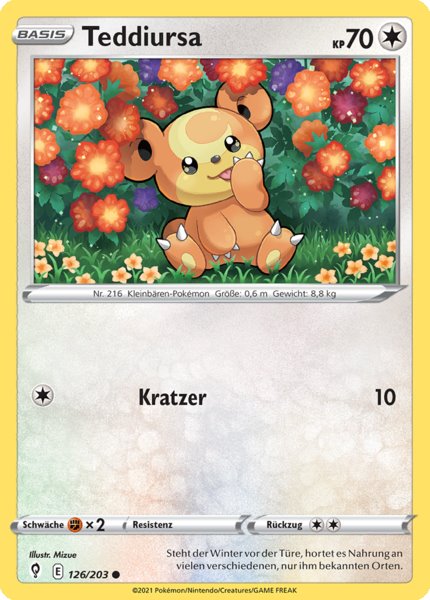 Teddiursa 126/203 Common - Drachenwandel Deutsch