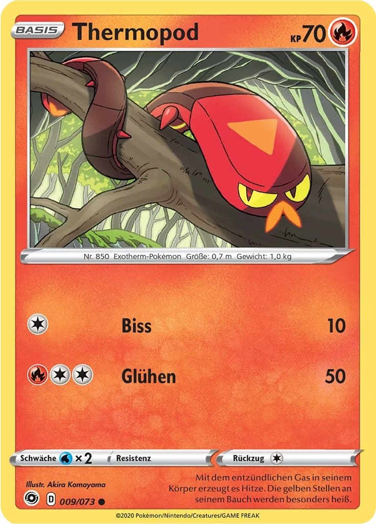 Thermopod 009/073 Common Reverse Holo - Weg des Champs Deutsch