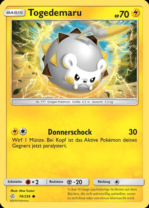Togedemaru 74/236 Common - Welten im Wandel Deutsch