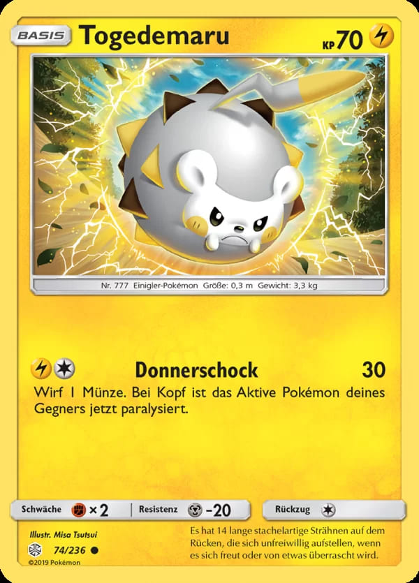 Togedemaru 74/236 Common - Welten im Wandel Deutsch