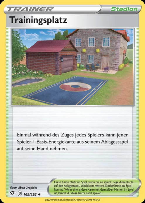 Trainingsplatz 169/192 Uncommon REVERSE HOLO - Clash der Rebellen Deutsch