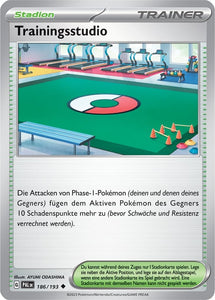 Trainingsstudio 186/193 Uncommon - Entwicklungen in Paldea Deutsch