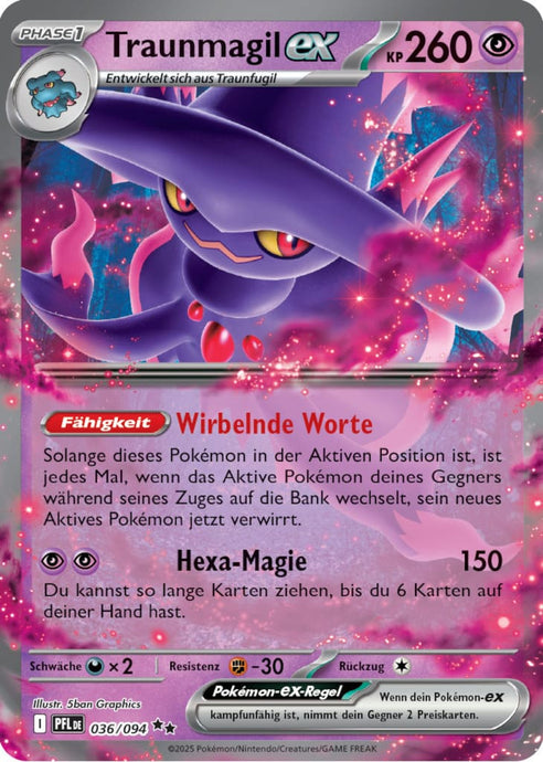 Traunmagil ex 036/094 Double Rare FOIL - Fatale Flammen Deutsch