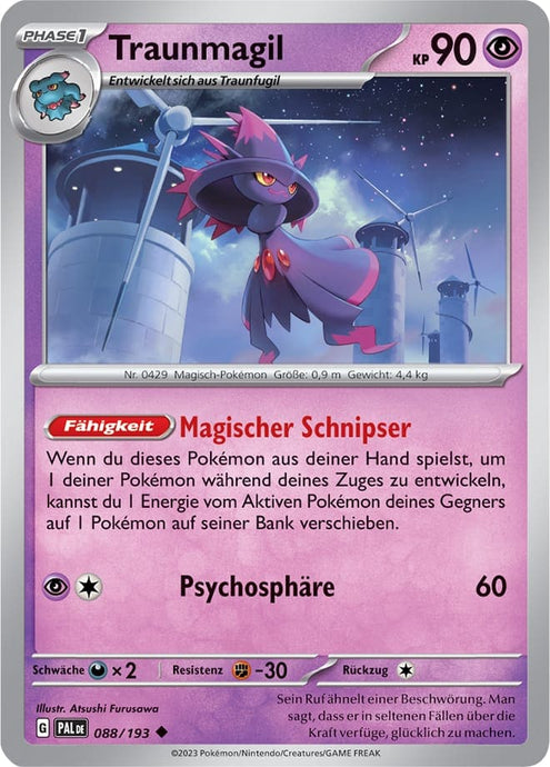 Traunmagil 088/193 Uncommon - Entwicklungen in Paldea Deutsch