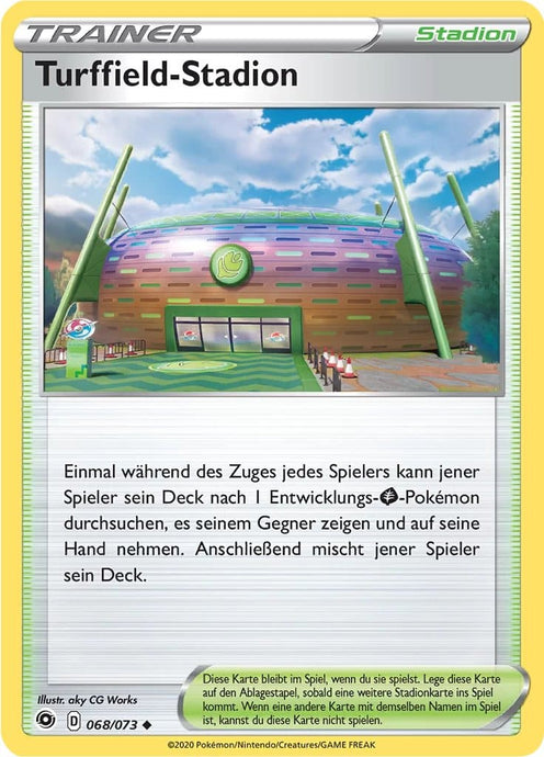 Turffield-Stadion 068/073 Uncommon Reverse Holo - Weg des Champs Deutsch