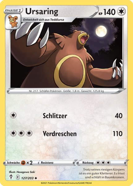 Ursaring 127/203 Uncommon - Drachenwandel Deutsch