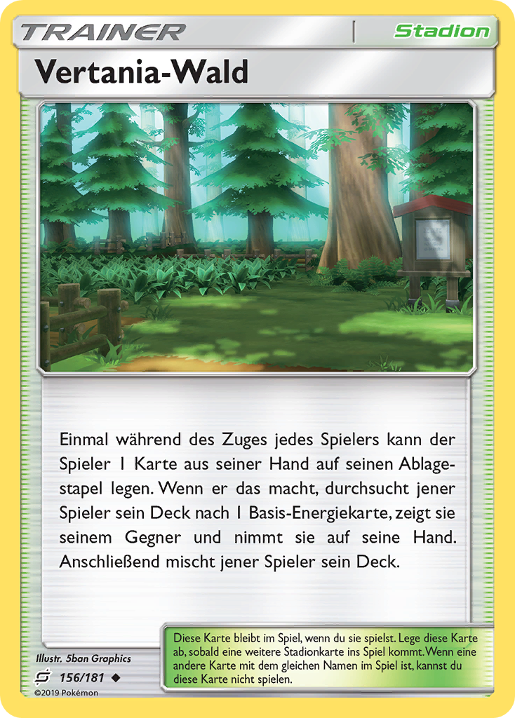 Vertania-Wald 156/181 Uncommon - Teams sind Trumpf Deutsch