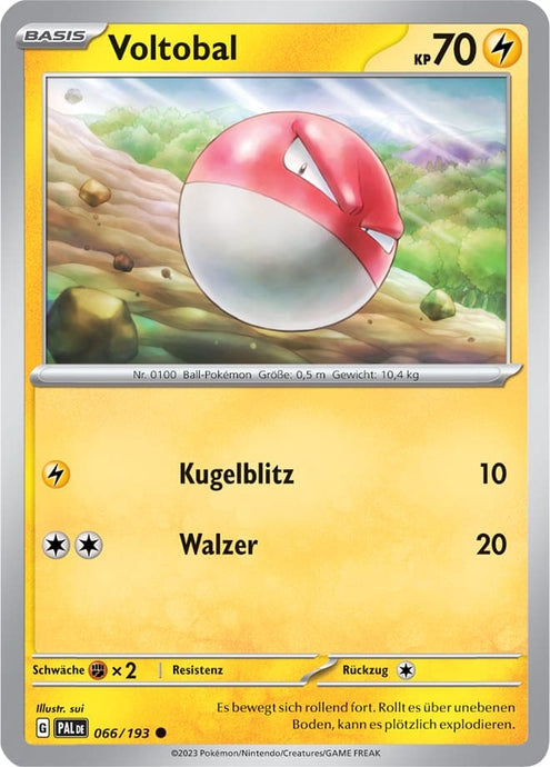 Voltobal 066/193 Common - Entwicklungen in Paldea Deutsch