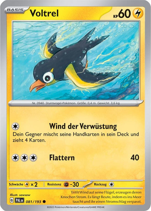 Voltrel 081/193 Common - Entwicklungen in Paldea Deutsch