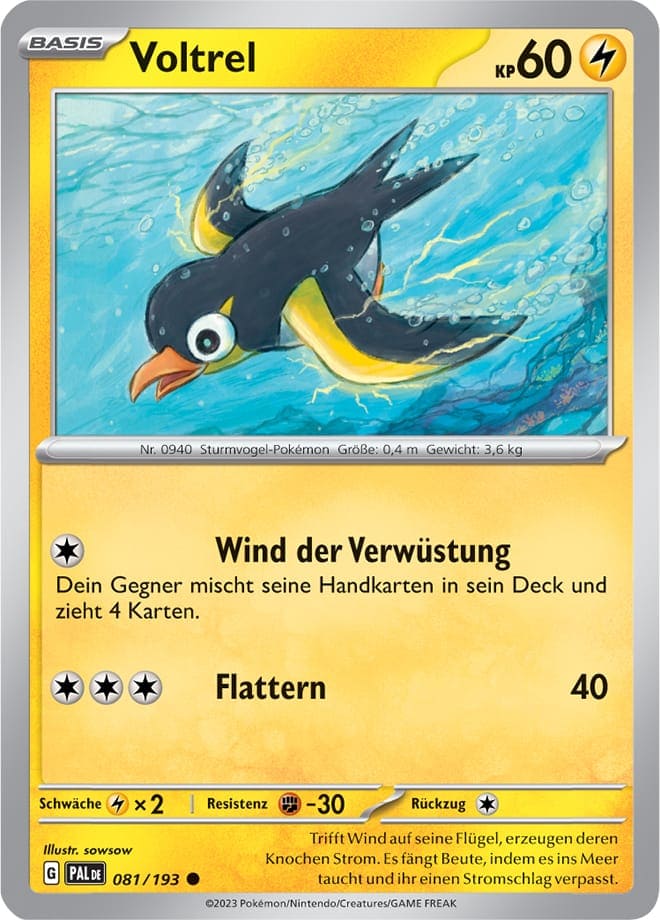 Voltrel 081/193 Common - Entwicklungen in Paldea Deutsch