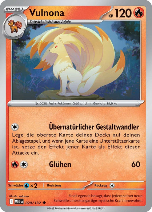 Vulnona 020/132 Uncommon - Mega-Entwicklung Deutsch