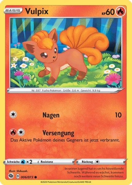 Vulpix 006/073 Common - Weg des Champs Deutsch
