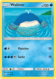 Wailmer 29/145 Common - Stunde der Wächter Deutsch