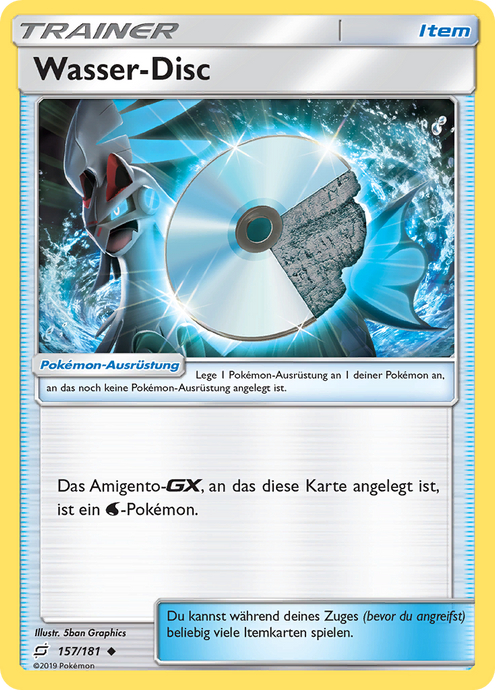Wasser-Disc 157/181 Uncommon Reverse Holo - Teams sind Trumpf Deutsch