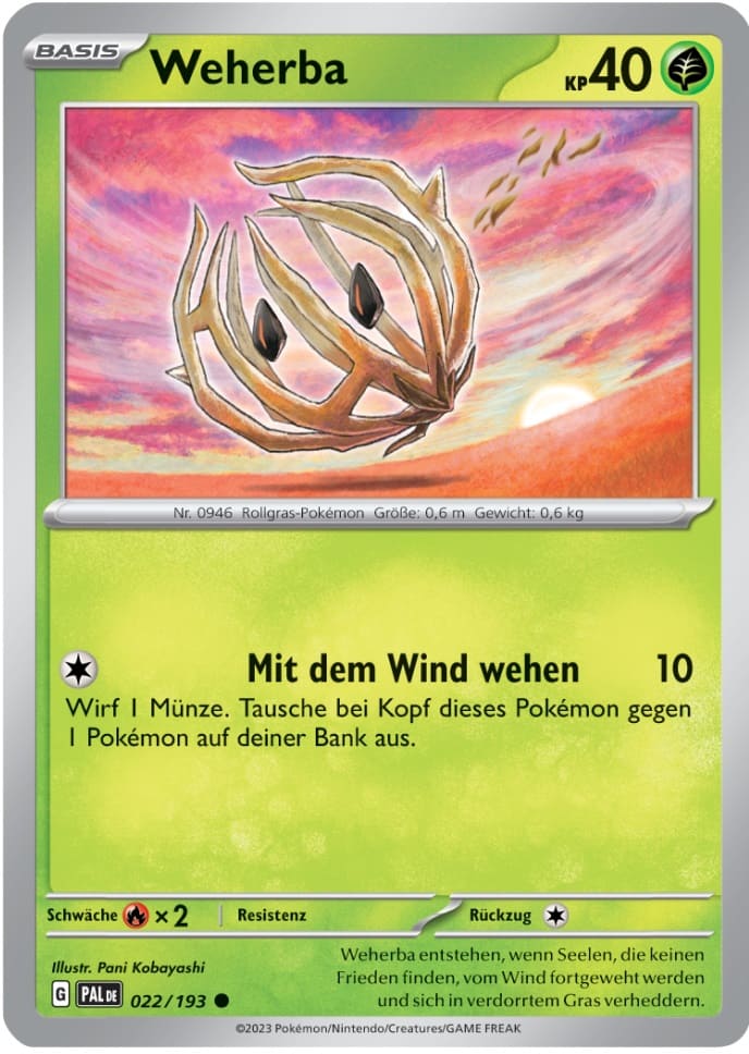 Weherba 022/193 Common - Entwicklungen in Paldea Deutsch