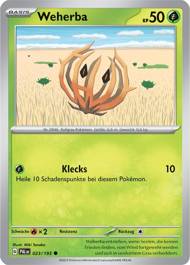 Weherba 023/193 Common - Entwicklungen in Paldea Deutsch