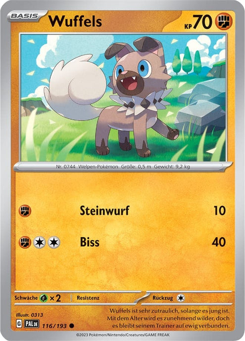 Wuffels 116/193 Common - Entwicklungen in Paldea Deutsch