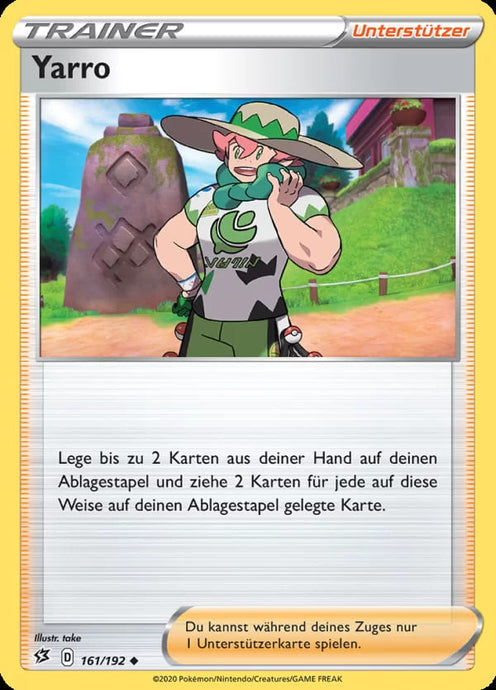 Yarro 161/192 Uncommon REVERSE HOLO - Clash der Rebellen Deutsch