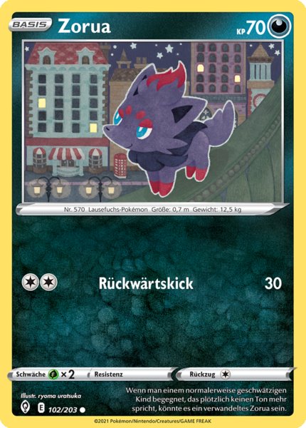 Zorua 102/203 Common - Drachenwandel Deutsch