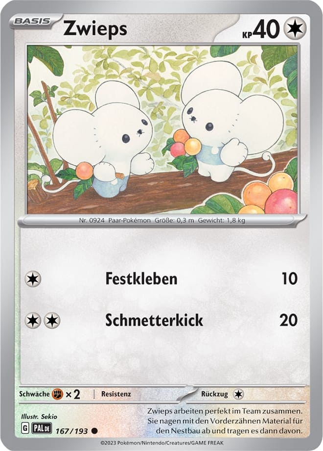 Zwieps 167/193 Common - Entwicklungen in Paldea Deutsch