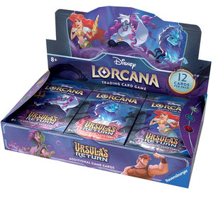Disney Lorcana: Ursulas Return – Booster Display (24 Packs)