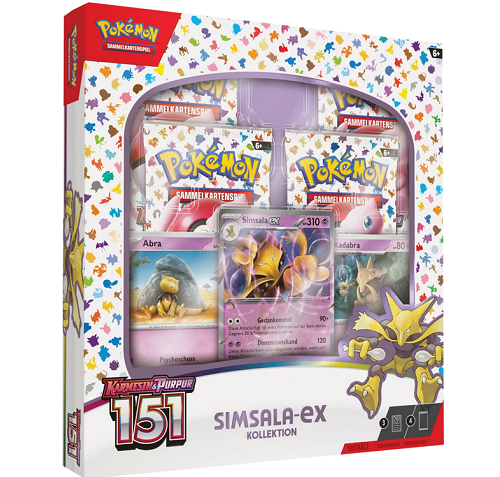 Pokemon Karmesin & Purpur - 151 - Simsala-ex Kollektion