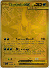Laden Sie das Bild in den Galerie-Viewer, Mega-Darkrai ex 120/084 SECRET RARE GOLD FOIL - Dunkelnacht Deutsch
