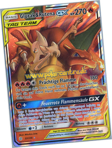 Glurak & Rutena Tag Team 22/236 Fullart - Welten im Wandel Deutsch