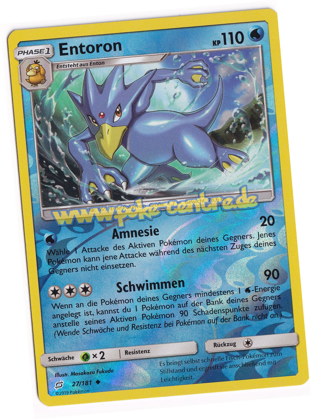Entoron 27/181 Uncommon Reverse Holo - Teams sind Trumpf Deutsch