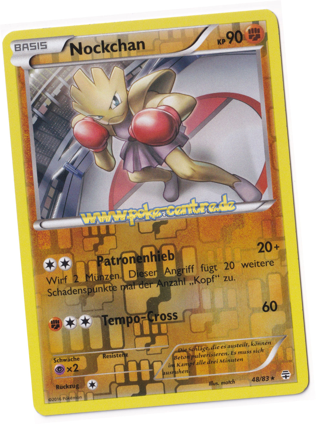 Nockchan 48/83 Rare Reverse Holo - Generationen Deutsch