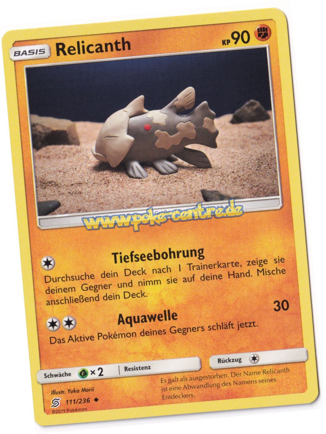 Relicanth 111/236 Uncommon - Bund der Gleichgesinnten Deutsch