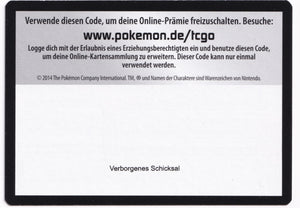 Pokémon TCGO Booster: Verborgenes Schicksal