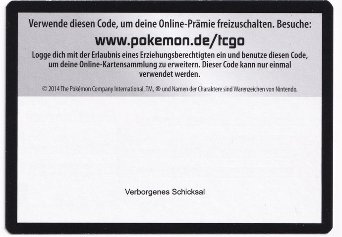 Pokémon TCGO Booster: Verborgenes Schicksal