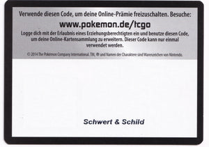Pokémon TCGO Booster: Schwert & Schild