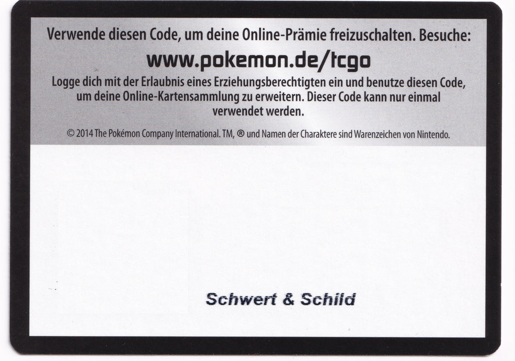 Pokémon TCGO Booster: Schwert & Schild