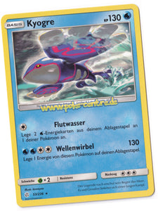 Kyogre 53/236 Rare - Welten im Wandel Deutsch