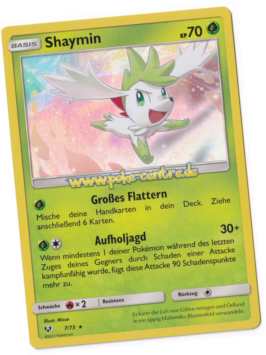 Shaymin 7/73 Rare Holo - Schimmernde Legenden Deutsch