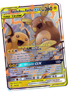 Raichu & Alola-Raichu GX 54/236 Fullart - Bund der Gleichgesinnten Deutsch