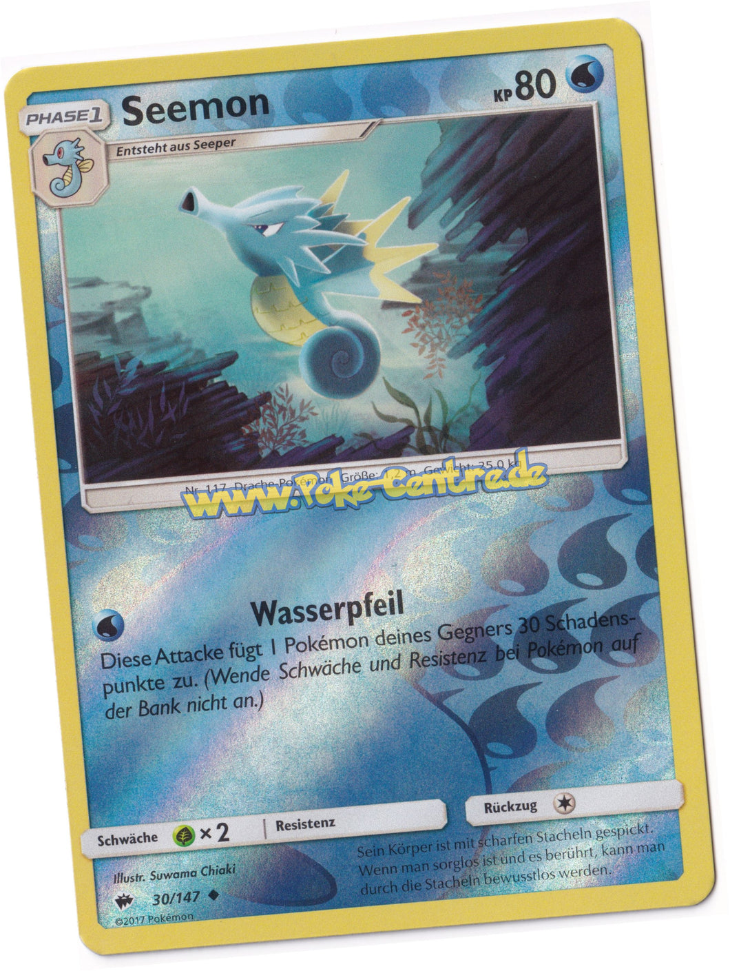 Seemon 30/147 Uncommon Reverse Holo - Nacht in Flammen Deutsch