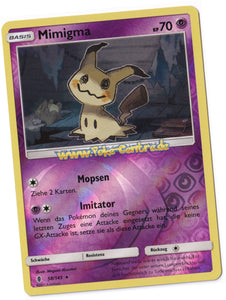Mimigma 58/145 Rare Reverse Holo - Stunde der Wächter Deutsch