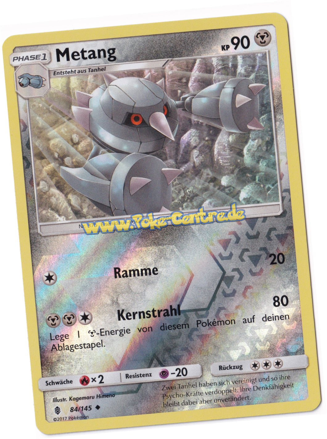 Metang 84/145 Uncommon Reverse Holo - Stunde der Wächter Deutsch