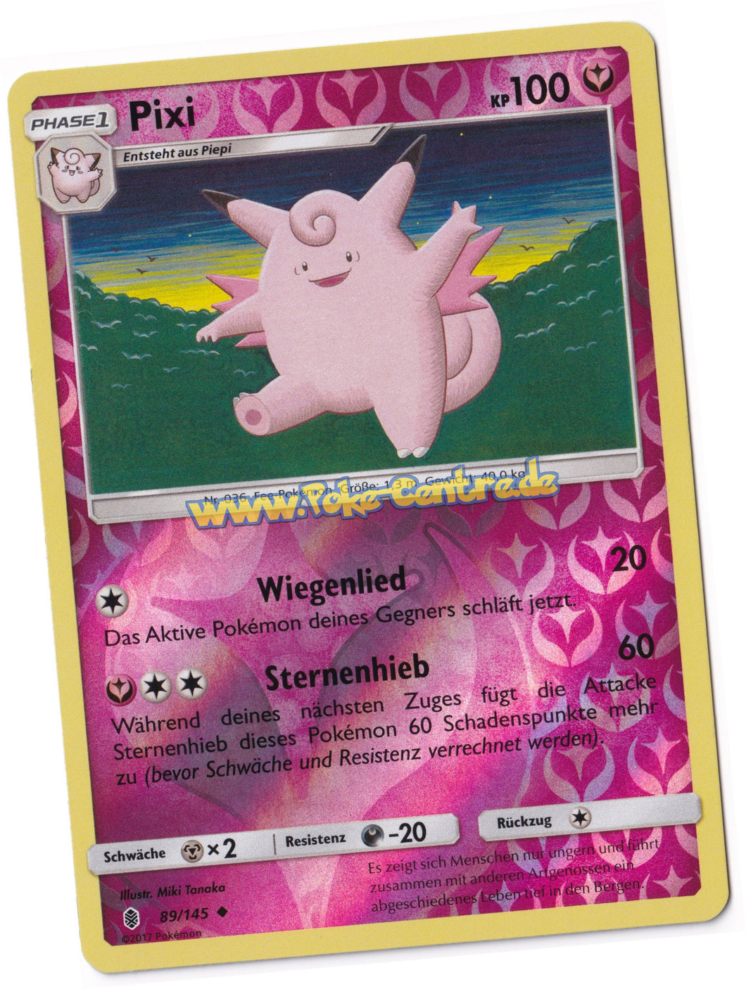 Pixi 89/145 Uncommon Reverse Holo - Stunde der Wächter Deutsch