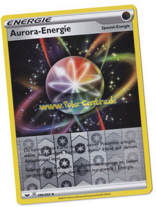 Aurora-Energie 186/202 Uncommon Reverse Holo - Schwert & Schild Deutsch